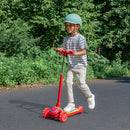 JETSON HALOS THREE-WHEEL LIGHT UP KICK SCOOTER, AGES 3+ - RED - Like New