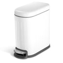 Home Zone Living 1.3 Gallon Small Bathroom Trash Can with Lid - Like New