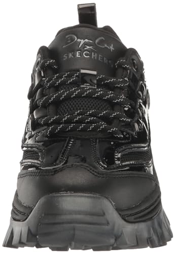 SKECHERS WOMEN'S DOJA CAT: DOJA'LITE SHINE SHOES MEN 7 (AU/UK M4) - BLACK - Like New