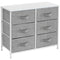 SORBUS DRESSER WITH 6 DRAWERS - WHITE - Like New