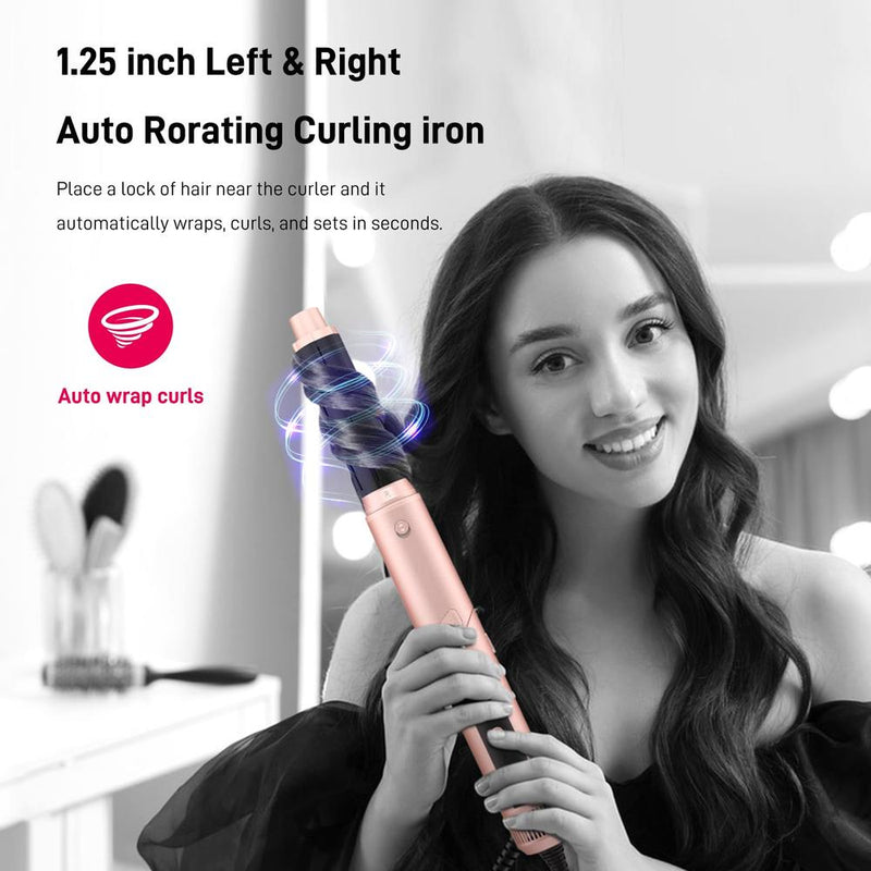 MESCOMB HAIR DRYER BRUSH 5 IN 1-110,000 RPM HIGH-SPEED FRIZZ-FREE - PINK - Like New