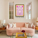 AL RAIED DFAIUY CANVAS WALL ART PREPPY ROOM DECOR TRENDY RETRO POSTER DAILY - Brand New