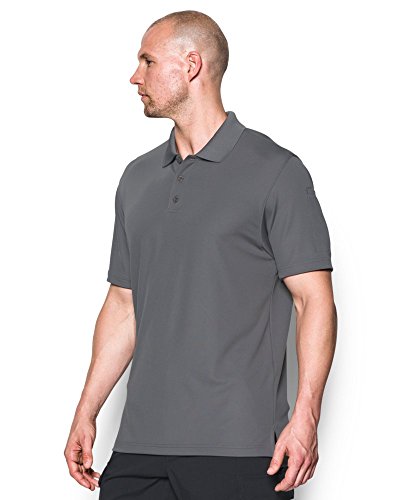 Under Armour Men's Tactical Golf Polo Grey/Graphite Size S - Brand New