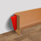 FONUNO VINYL WALL BASE BASEBOARD MOLDING TRIM 4" FLEXIBLE SELF ADHESIVE RUBBER - Brand New