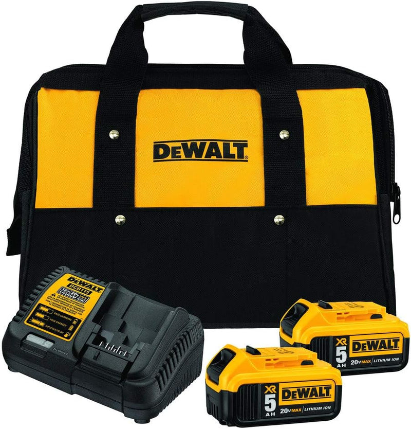 DEWALT DCB205-2CK 20V MAX Premium XR Two 5.0Ah Lithium Ion - Scratch & Dent