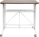 Origami Up Down Stand desk RDEA-01 Large - WHITE Like New