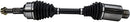 DETROIT AXLE FRONT RIGHT CV AXLE FOR 10-17 CHEVROLET EQUINOX GMC TERRAIN 1123AX - Like New