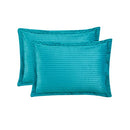 NESTL PREMIUM FLANNEL DUVET COVER SET 3 PC REVERSIBLE QUEEN - TEAL - Like New