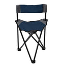 PACIFIC PASS LIGHTWEIGHT PORTABLE TRIPOD CAMP CHAIR - NAVY/GRAY - Like New
