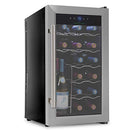 NutriChef PKTEWC18 15 Bottle Compressor Wine Cooler / Chiller SS - Brand New