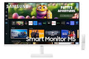 SAMSUNG 27" M50C Series FHD Smart Monitor w/Streaming-TV, LS27CM501ENXZA White - Like New