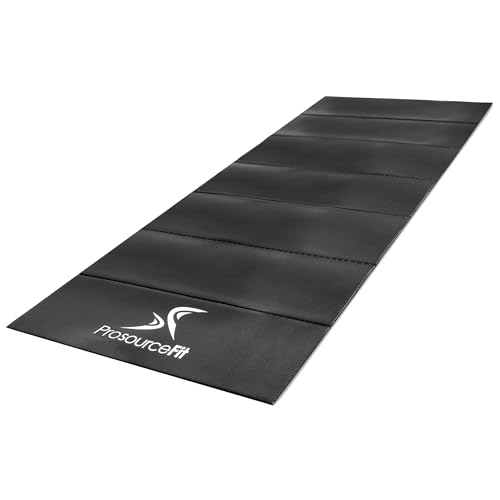 PROSOURCEFIT TREADMILL & EXERCISE EQUIPMENT MATS, FOLDING BLACK - Like New