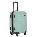 KENSIE WOMEN'S HILLSBORO LUGGAGE & TRAVEL BAGS SET, 20" CARRY-ON - GREEN GRANITE - Like New