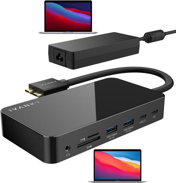 iVANKY FusionDock 1 MacBook Pro Docking Station with 150W Power Adapter - BLACK - Like New
