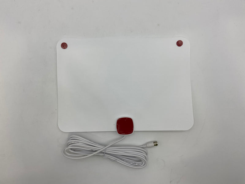 1 BY ONE AMPLIFIED INDOOR HDTV ANTENNA - WHITE - Like New