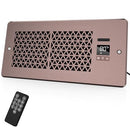 MATULSA REGISTER BOOSTER FAN 4" X 10" REGISTER HOLES WITH REMOTE CONTROL BRONZE - Like New
