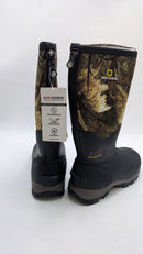 D DRYCODE Hunting Boots, Anti Slip Outdoor Rain Boots Size 9 - Black/Green - Like New