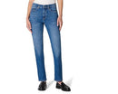 AEWM46365M25 AMAZON ESSENTIALS WOMEN'S HIGH-RISE STRAIGHT SIZE 6 MEDIUM BLUE - Brand New