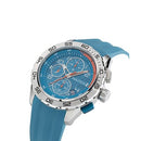 NAUTICA MEN'S NST CHRONOGRAPH 47MM WATCH- LIGHT BLUE/LIGHT BLUE/SILVER - Brand New