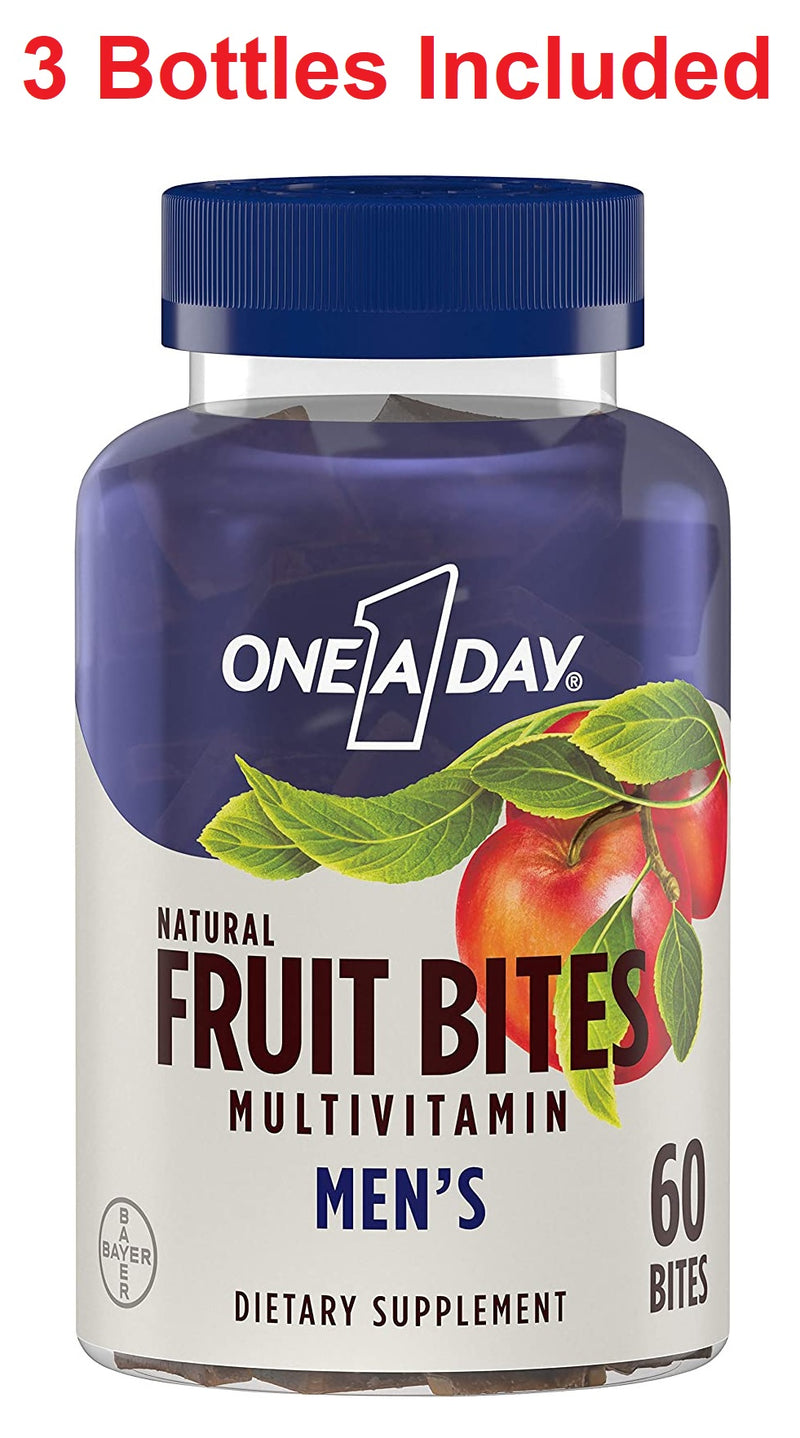 3 Pack: ONE A DAY Natural Multivitamin Immune Health Support - 60CT/Pack New