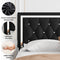 HOMFA QUEEN SIZE BED FRAME WITH ADJUSTABLE HEADBOARD - BLACK - Like New