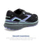 Brooks Women's Ghost 15 Neutral Running Shoe Black/Jacaranda/Salt Size 9 - Like New