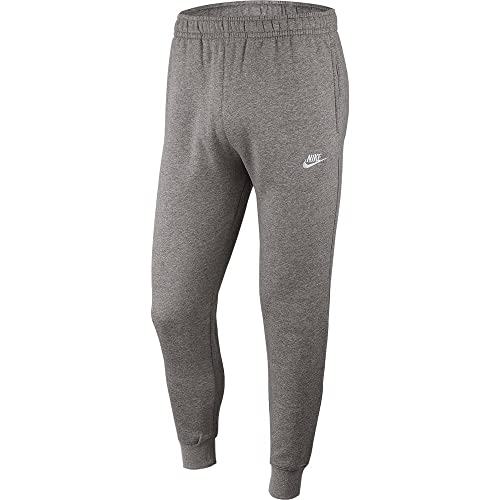 Nike Men's NSW Club Jogger Jersey Charcoal Heather/Anthracite/White Men XL - Brand New