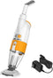 ROCK&ROCKER CORDLESS RECHARGEABLE POOL VACUUM CLEANER P1122 - WHITE/ORANGE - Like New