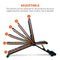 GYMENIST EXERCISE BENCH ADJUSTABLE FOLDABLE COMPACT WEIGHT FOLD-110B -ORANGE - Like New