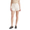 LEVI'S SIZE 27 WOMEN'S HIGH WAIST CONTRAST STITCH MOM SHORTS - ECRU ETHOS - Brand New