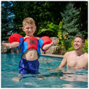 SWIMWAYS MARVEL SPIDER-MAN SWIM TRAINER (UNISEX), FOR KIDS 33-55LBS - BLUE/RED - Like New