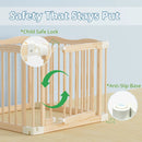 BLUEWOOD BABY HALO BABY GATE PLAYPEN, FOLDABLE - WOOD - Like New