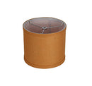 Urbanest Classic Drum Burlap Lampshade 10x10 inch B01AKAY7B2 - Tangerine - Brand New