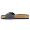 0040121 BIRKENSTOCK WOMEN'S MADRID BIRKO-FLOR SANDAL MEN 5 WOMEN 7 NAVY - Like New