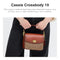 COACH POLISHED PEBBLED LEATHER CASSIE CROSSBODY 19 - TAN CARAMEL - Brand New