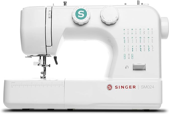 SINGER SM024 Sewing Machine Included Accessory Kit 24 Stitches - Turquoise - Like New