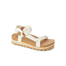 REEF WOMEN'S CUSHION REM HI PLATFORM SANDALS - SIZE: WOMEN 6 (WHISPER-WHITE) - Like New