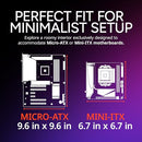 COOLER MASTER ELITE 301 LITE MICRO-ATX HIGH AIRFLOW MINIMALIST PC - BLACK - Like New