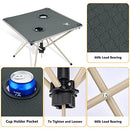 YEAKYARD Portable Compact Lightweight Folding Camping Table B0B7FYS4MP - Brand New