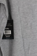 BLUE ICE WAFFLE KNIT LONG SLEEVE SHIRT - SIZE: MEN L - HEATHER GRAY - Brand New