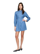 GAP Women's Fit and Flare Mini Shirtdress, Medium Wash, XX-Large - Like New