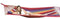 Bliss Hammocks BH-404 48" Wide Caribbean Hammock w/Pillow, Tequila Sunrise - Brand New