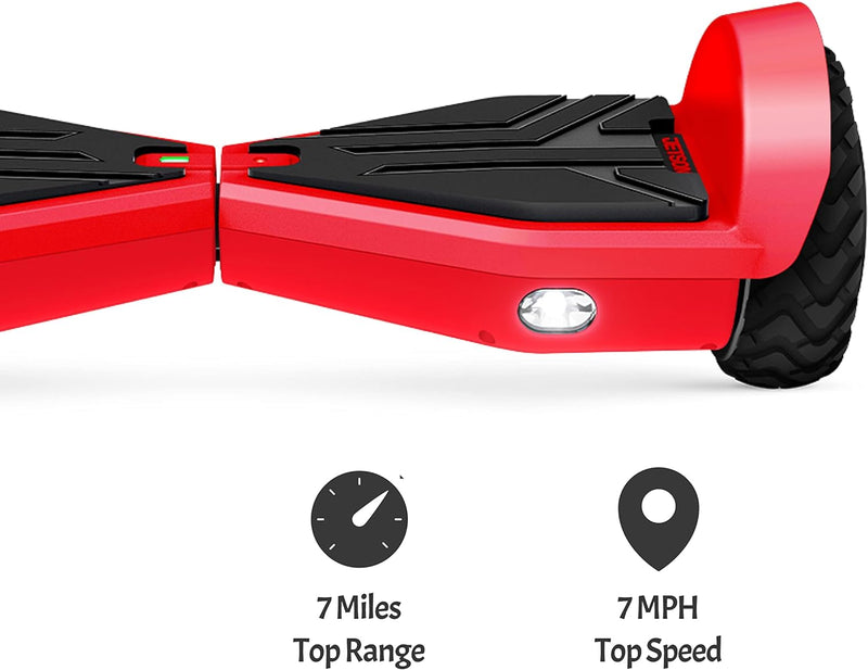 Jetson Spin All Terrain Hoverboard with LED Lights, Ages 12+ - RED - Like New