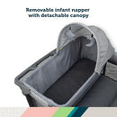 SAFETY 1ST 4-IN-1 PORTABLE PLAY YARD WITH BASSINET, NAPPER, CHANGER, PY465HNS - Like New