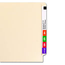 SMEAD 100% RECYCLED END TAB FILE FOLDER (24160) - MANILA - Like New