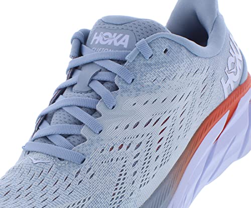 HOKA CLIFTON 8 WOMEN'S SHOES - SIZE 7 - BLUE FOG/PLEIN AIR - Like New