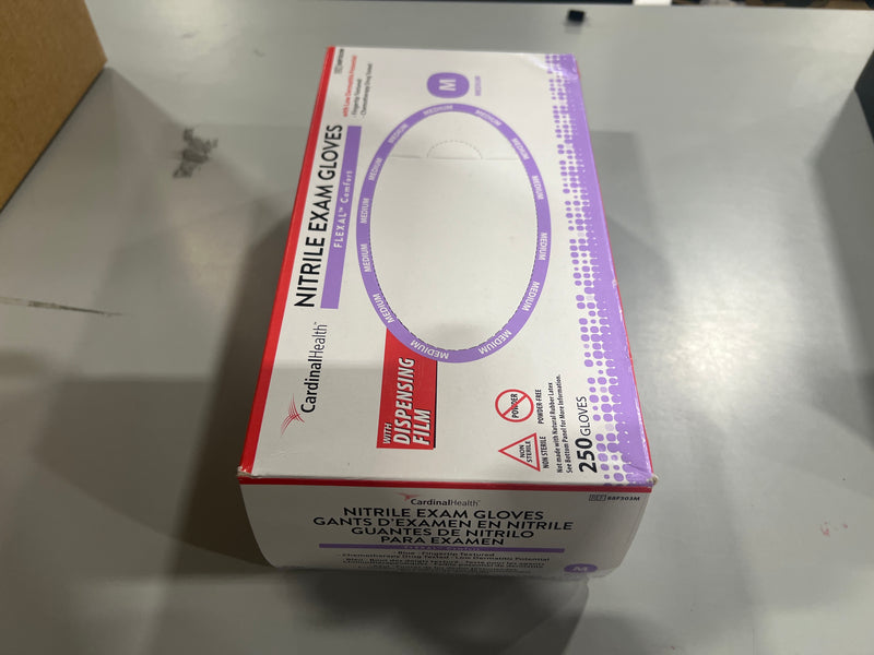 GENERIC NITRILE EXAM DISPOSABLE NON-STERILE GLOVES, 250PCS MEDIUM - BLUE - Brand New