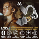 WILDHORN CRANK BONE CONDUCTION HEADPHONES BLUETOOTH 5.4 - SPACE GRAY - MINI - Like New