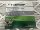 FILTERBUY MERV 8, 18X22X1 AIR FITLERS [2-PACK] - WHITE - Like New
