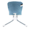 NUBY DELUXE BABY BOUNCER SEAT PORTABLE INFANT BOUNCER WITH MUSIC - BLUE - Like New